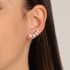 BR-00802 BRINCO EAR CUFF CORAÇÃO E FORMAS GEOMÉTRICAS