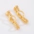 BR-01094-BRINCO PENDENTE TEXTURIZADO COM ARGOLA