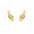 BR-01174 BRINCO BANHADO A OURO 18K ESTILO EAR CUFF COM ESTRELAS EM SEQUÊNCIA