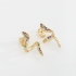 BR-01308 BRINCO BANHADO A OURO 18K COM DESIGN CURVADO ESTILO EAR CUFF