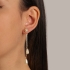 BR-01641 BRINCO LONGO COM PÉROLAS E CORRENTE VENEZIANA