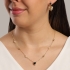 GR-01423 COLAR BANHADO A OURO 18K COM PINGENTE EM FORMATO DE CORAÇÃO