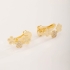 BR-01937 BRINCO EAR CUFF COM FLORES DELICADAS E APLICAÇÃO DE ZIRCÔNIAS