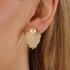 BR-02054-BRINCO LEQUE COM PÉROLA E ZIRCÔNIAS