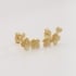 BR-02648-BRINCO BANHADO A OURO 18K MODELO EAR CUFF COM DESIGN FLORAL