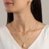 BR-02664 BRINCO BANHADO A OURO 18K COM PÉROLA EM FORMATO DE GOTA E DETALHE EM ESFERA