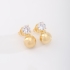 BR-02828 BRINCO COM DETALHE DE ZIRCÔNIA LAPIDADA E ESFERA