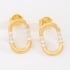 BR-03024 BRINCO COM DESIGN OVAL E DETALHES CRAVEJADOS