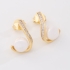 BR-03043 BRINCO BANHADO A OURO 18K COM PÉROLA E FILEIRA DE ZIRCÔNIAS