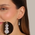 BR-03047 BRINCO BANHADO A OURO 18K EM MODELO PENDENTE COM ESFERA LISA