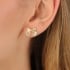 BR-03136 BRINCO BANHADO A OURO 18K DE LAÇO COM DETALHES EM ZIRCÔNIAS