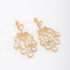 BX-0095 BRINCO BANHADO A OURO 18K COM DESIGN LUXO COM PINGENTES PENDURADOS CRAVEJADOS