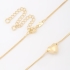CH-0001 COLAR BANHADO A OURO 18K CHOKER VENEZIANA E PINGENTE DE CORAÇÃO