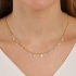 CH-0006-CHOKER COM PINGENTES DE ZIRCÔNIA CRISTAL