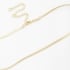 CH-0059 CHOKER BANHADA A OURO 18K COM CORRENTE MALHA LISA E ACABAMENTO LAMINADO
