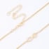 CH-0062-CHOKER SINGAPURA COM SÍMBOLO DO INFINITO