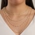 CH-0082 CHOKER COM DETALHES EM PÉROLAS EM FORMATO DE CORAÇÃO