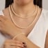 PU-00554 PULSEIRA BANHADA A OURO 18K COM PÉROLAS CLÁSSICAS