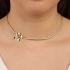 CH-0156 CHOKER SNAKE COM FLOR