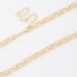 CH-0157 CHOKER BANHADA A OURO 18K COM CORRENTE EM ELOS ALONGADOS E ACABAMENTO POLIDO