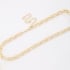 CH-0157 CHOKER BANHADA A OURO 18K COM CORRENTE EM ELOS ALONGADOS E ACABAMENTO POLIDO