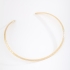 CH-0222 CHOKER BANHADA A OURO 18K COM DESIGN RÍGIDO E ACABAMENTO TEXTURIZADO