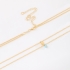 CH-0252 CHOKER BANHADO A OURO 18K COM CORRENTE DE ESFERAS E PINGENTE