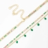 CH-0266 CHOKER COM ZIRCÔNIAS E PINGENTES DELICADOS