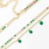 CH-0266 CHOKER COM ZIRCÔNIAS E PINGENTES DELICADOS