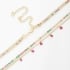 CH-0266 CHOKER COM ZIRCÔNIAS E PINGENTES DELICADOS
