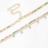 CH-0266 CHOKER COM ZIRCÔNIAS E PINGENTES DELICADOS