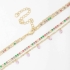 CH-0266 CHOKER COM ZIRCÔNIAS E PINGENTES DELICADOS