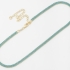 CH-0298 COLAR RIVIERA COM DUAS FILEIRAS DE ZIRCÔNIAS AZUIS