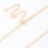 CH-0334 COLAR BANHADO A OURO 18K COM CORRENTE DE ELOS REDONDOS INTERCALADO