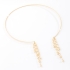 CH-0341 CHOKER COM DETALHES EM PÉROLAS PENDURADAS