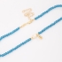 CH-0351 CHOKER BANHADA A OURO 18K COM CRISTAIS FACETADOS