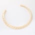 CH-0365 CHOKER BANHADO A OURO 18K COM DESIGN ORGÂNICO