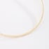 CH-0366 CHOKER BANHADO A OURO 18K COM DESIGN TORCIDO