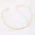CH-0366 CHOKER BANHADO A OURO 18K COM DESIGN TORCIDO