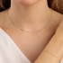 PU-01019 PULSEIRA BANHADA A OURO 18K COM CORRENTE DELICADA E ELOS INTERCALADO