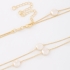 CH-0384 CHOKER BANHADA A OURO 18K COM CORRENTE DUPLA VENEZIANA E DETALHES EM PÉROLAS