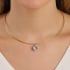 CH-0392 CHOKER COM PINGENTE EM ZIRCÔNIA