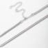 CHB-0018 CHOKER BANHADA A RÓDIO COM CORRENTE MODELO MALHA LISA