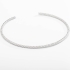 CHB-0272 CHOKER ARO BANHADA A RÓDIO COM DESIGN TORCIDO