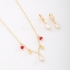 CI-00070 CONJUNTO COM DETALHES EM PÉROLAS