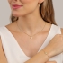PI-00117 PULSEIRA INFANTIL BANHADA A OURO 18K COM DETALHE EM PÉROLA