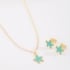 CI-00097-CONJUNTO INFANTIL COM ESTRELA-DO-MAR ESMALTADA