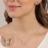 CJ-00052 CONJUNTO BANHADO A OURO 18K COM DESIGN DE BORBOLETA