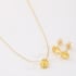 CJ-00413-CONJUNTO COM PONTO DE LUZ REDONDO AMARELO