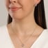 CJS-00111 CONJUNTO BANHADO A OURO 18K DE GOTA COM N. S. APARECIDA CRAVEJADA
